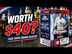 2026 Topps Chrome blaster baseball card rip thumbnail