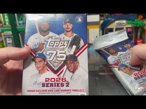 Topps Series 2 fat pack vs hanger box comparison thumbnail, part 1